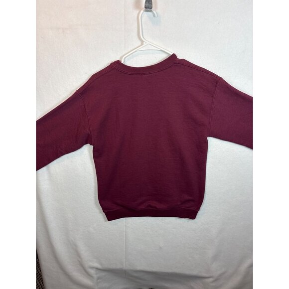 Harvard Youth Sweatshirt Maroon Pullover Crewneck - Picture 8 of 9